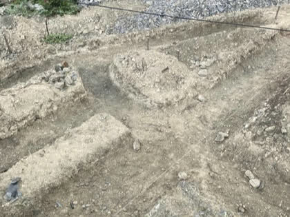 觀山暖堂地基開挖，瑪南，2026 年 9 月
